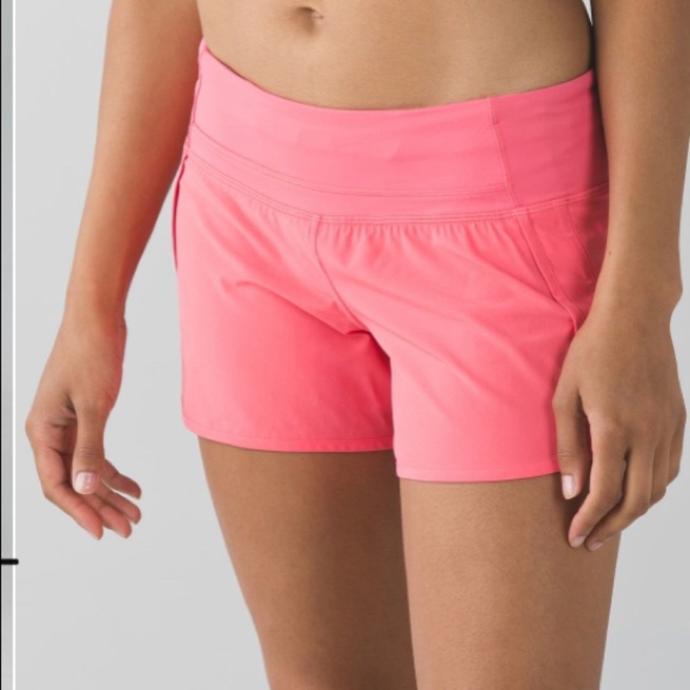 LULULEMON SIZE 4 SPEED UP PINK LEMONADE